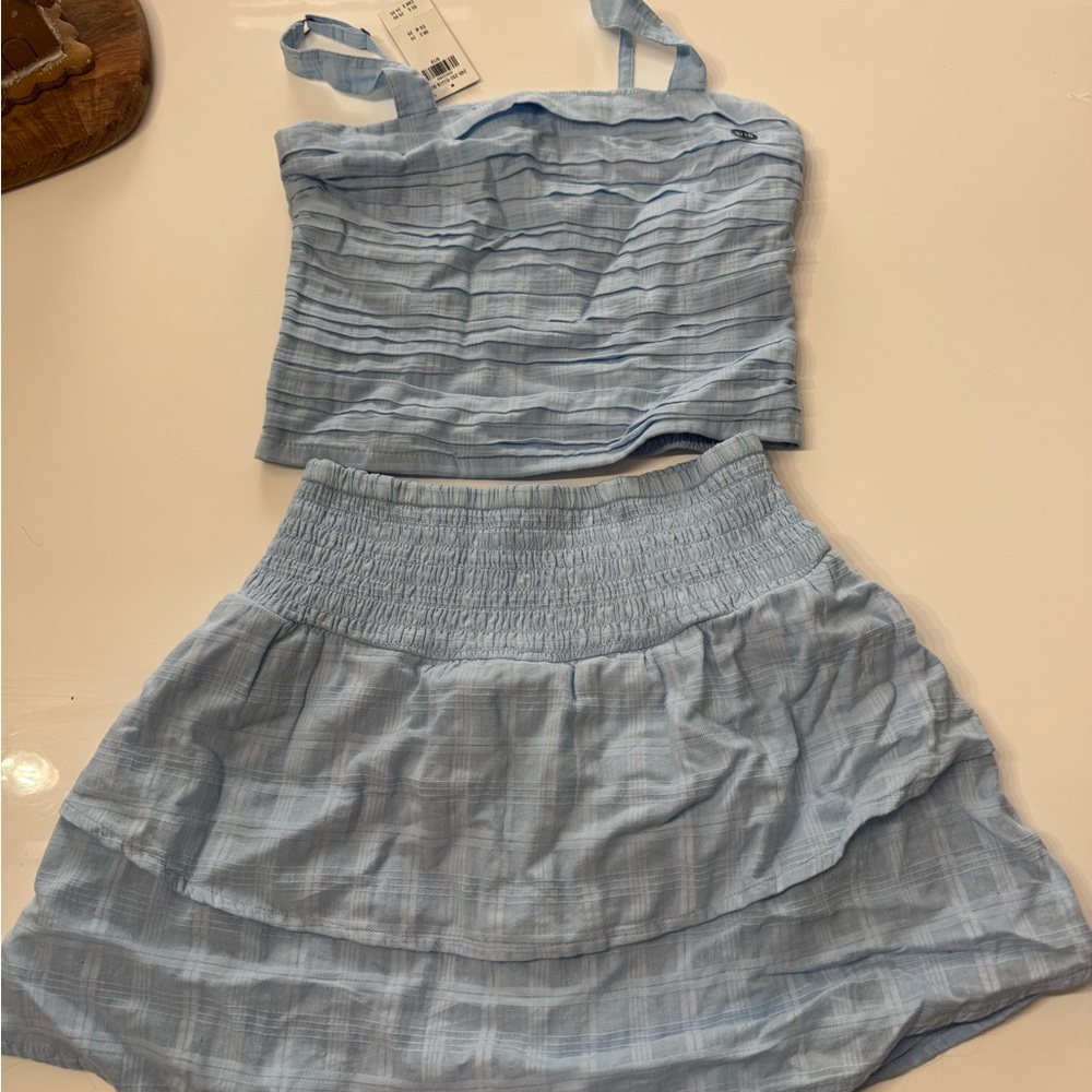 Abercrombie Kids Sky Blue Ruched Set